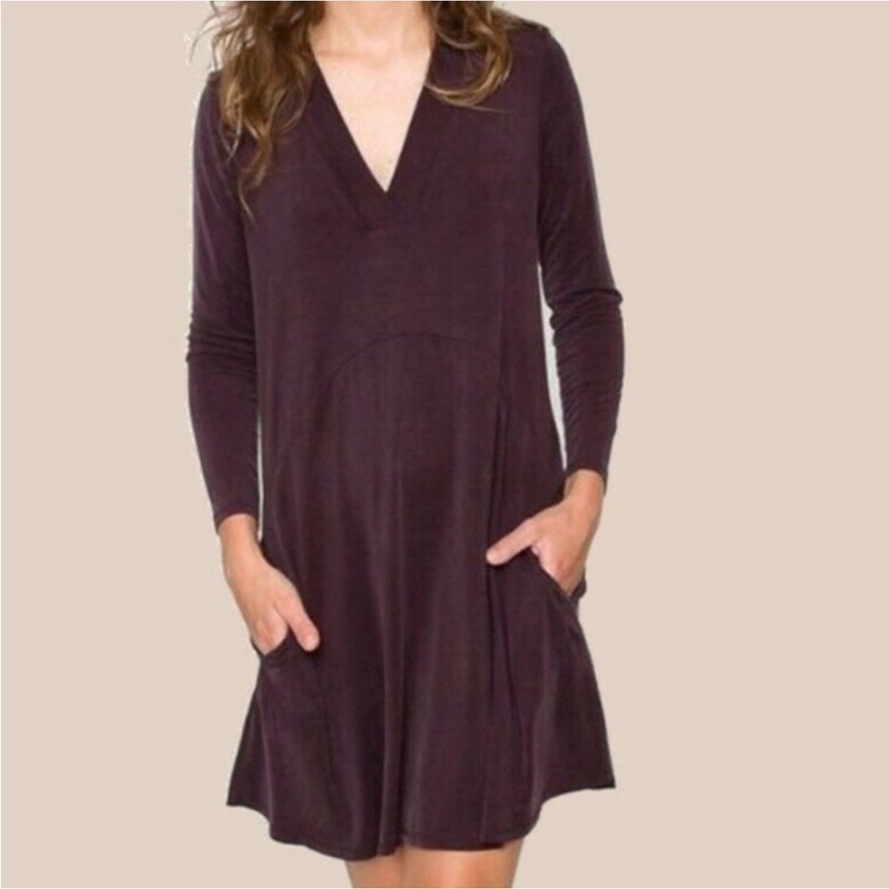 Anthropologie Dolan Plum Toute Dress